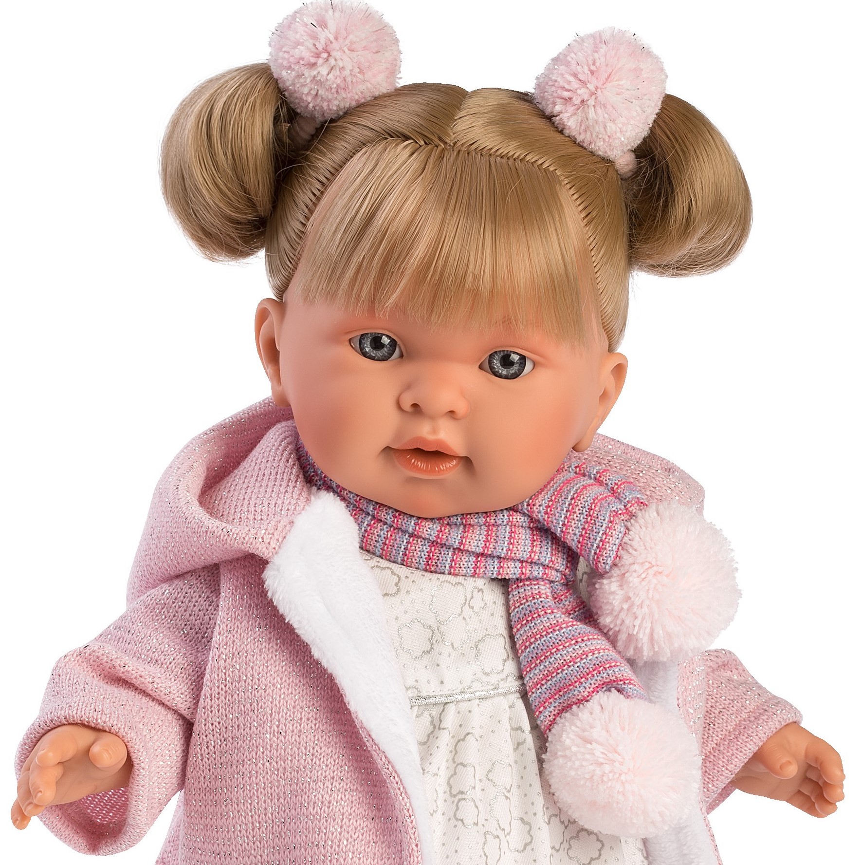 Lijken Blaze Jeugd Llorens softbody pop blond haar met geluid kleding speen 42 cm –  Babypoppenshop – by Selintoys